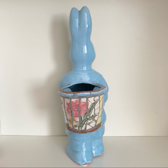 New Mosaic ceramic bunny planter - Picture 5 of 17